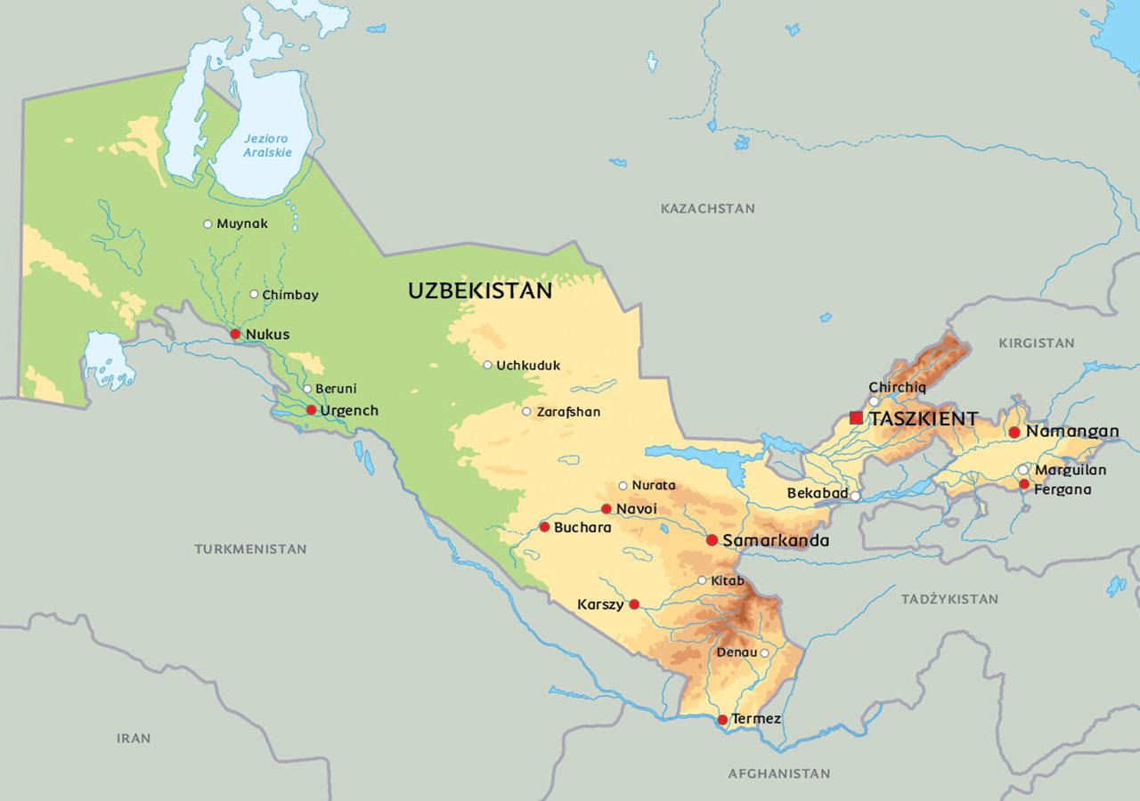 Открыть карту в узбекистане. Географическая карта Узбекистана. Территория Узбекистана на карте. Административно-политическая карта Узбекистана.